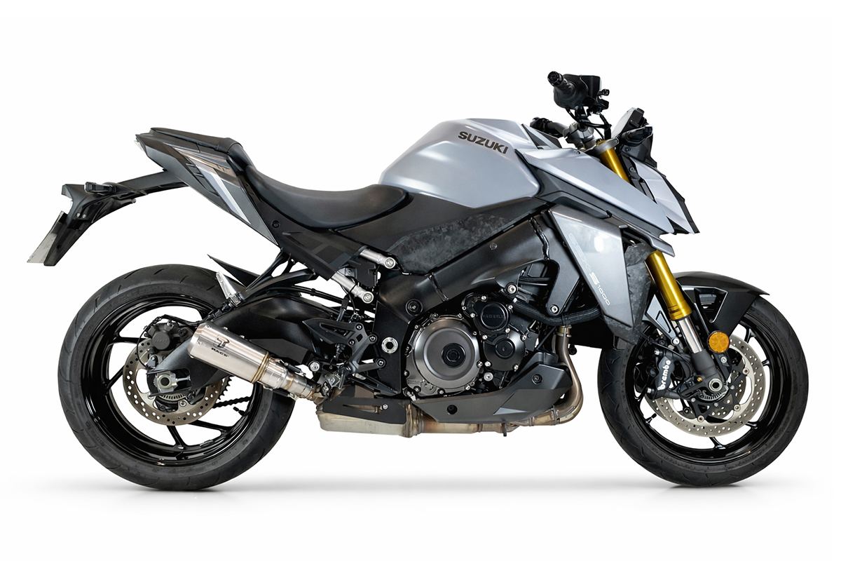 ECHAPPEMENT HOMOLOGUÉ MK2 INOX GSX S 1000 (2021-2026) / GSX S 1000 GT (2021-2026)