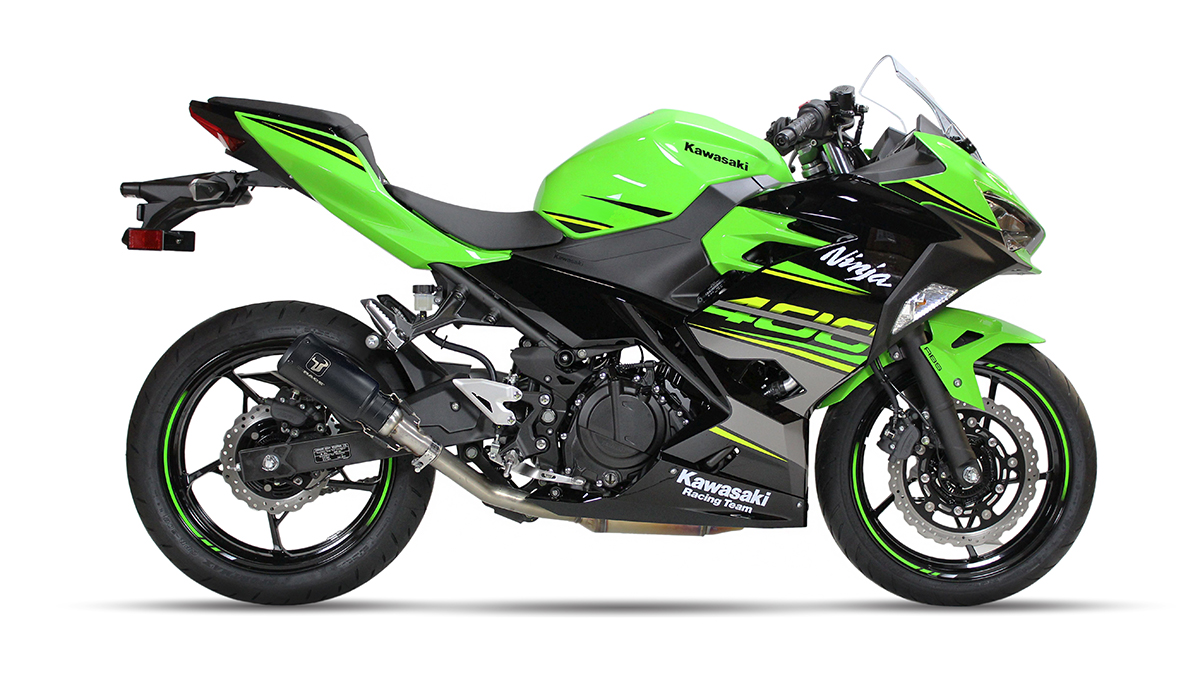 ECHAPPEMENT HOMOLOGUÉ MK2 BLACK NINJA 400 (2018-2021 ) / Z 400 (2019-2021) – Image 3