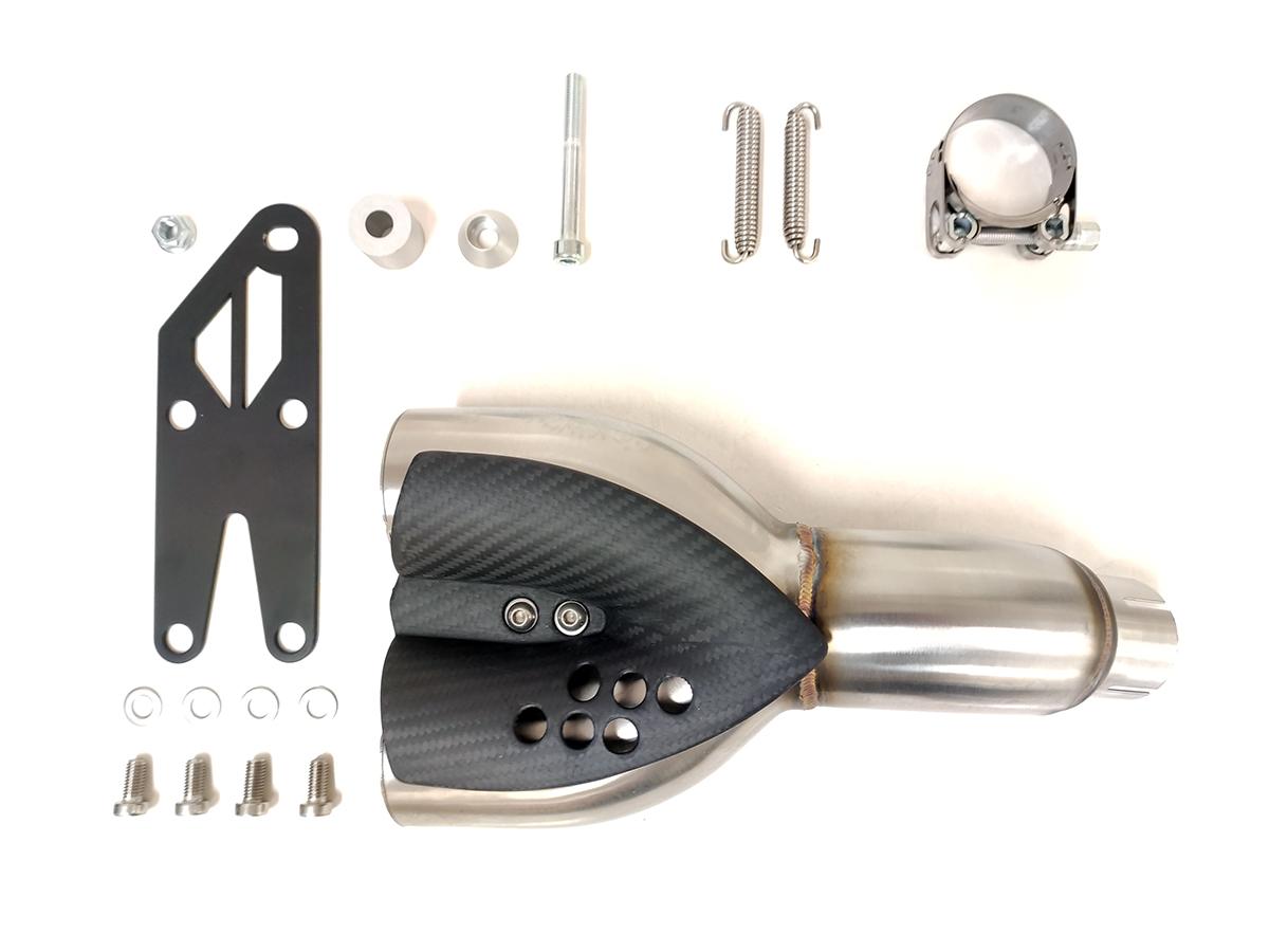 ECHAPPEMENT HOMOLOGUÉ DCX2 CARBONE FORGED GSR 750 (2011-2016) – Image 4