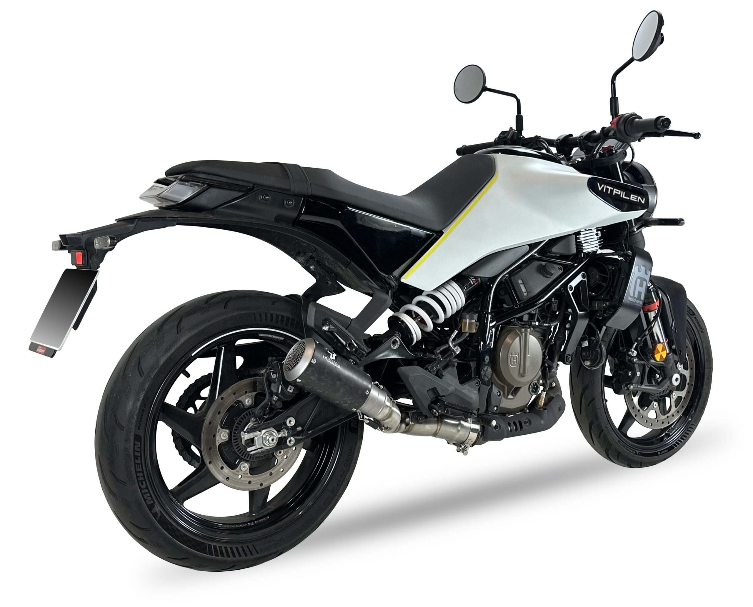 ECHAPPEMENT HOMOLOGUÉ MK2 CARBONE FORGED 125 SVARTPILEN / 125 VITPILEN 2024-2025